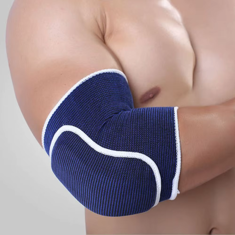 Coussinets de Protection pour coudières Crossfit, 2 pièces, attelle de bras, Support de coude et de genou, volley-ball, basket-ball, manches élastiques
