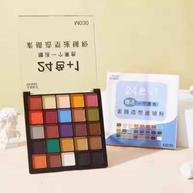 Poudre Pastel d'artiste douce 24 couleurs