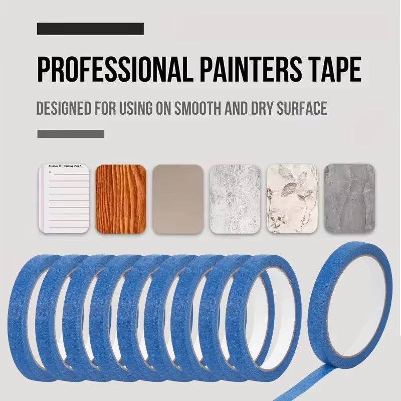 Rouleau de rubans de peinture de masquage multi-surfaces pour peintres