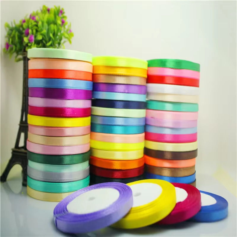Rubans en Satin de couleur unie