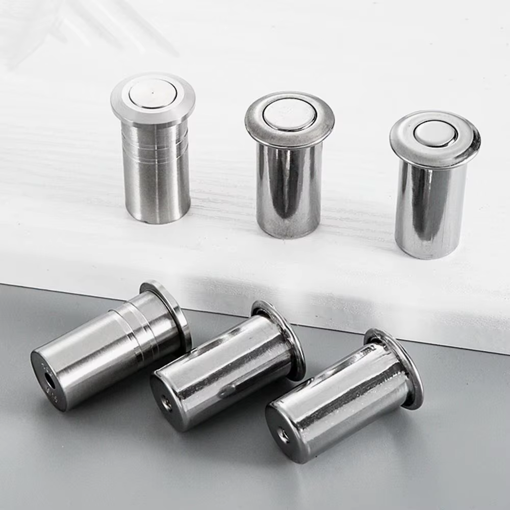 Couvercle de boulon de porte en acier inoxydable