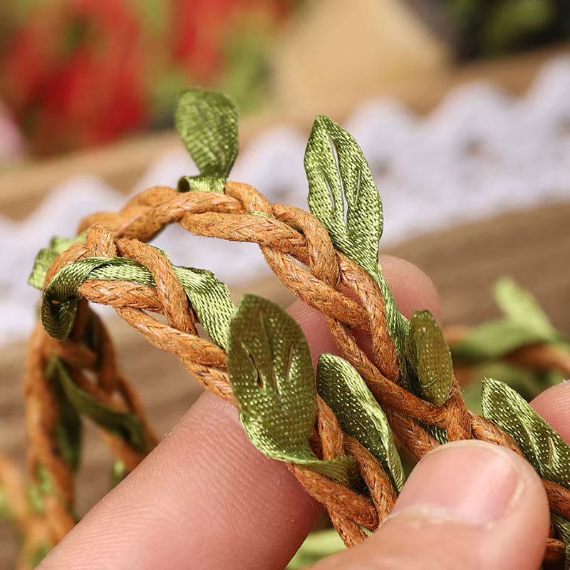 Rouleau de ruban de feuilles de Jute naturelle