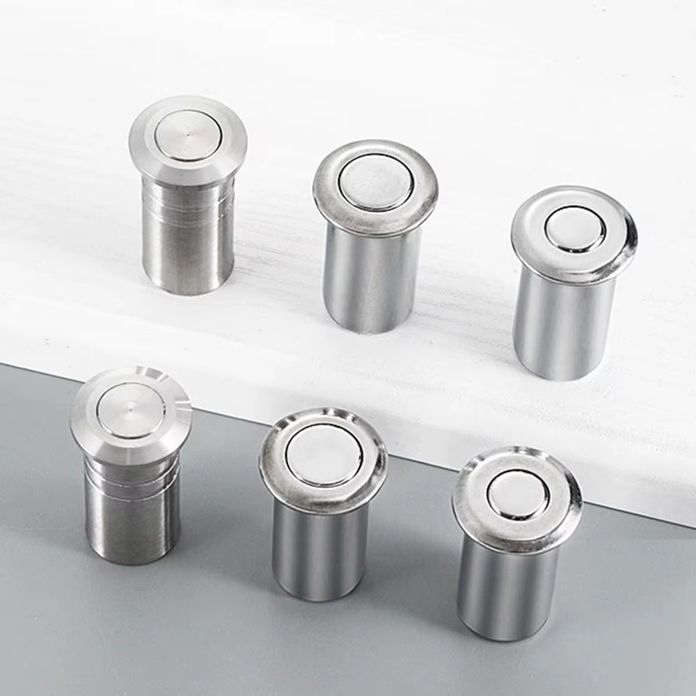 Couvercle de boulon de porte en acier inoxydable