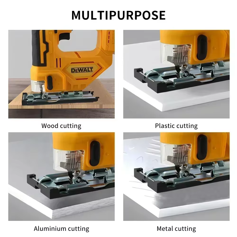 Scie sauteuse sans fil Dewalt Brushless Curve Saw 20V, outil électrique multifonction portable et réglable pour le travail du bois (machine uniquement)