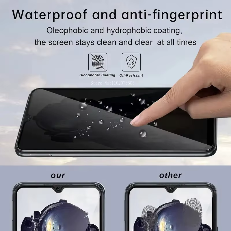 Lot de 4 protections d'écran de confidentialité pour Samsung Galaxy S25, S25 Edge,S25 Ultra,S25 Plus, couverture en verre trempé 9H, anti-rayures