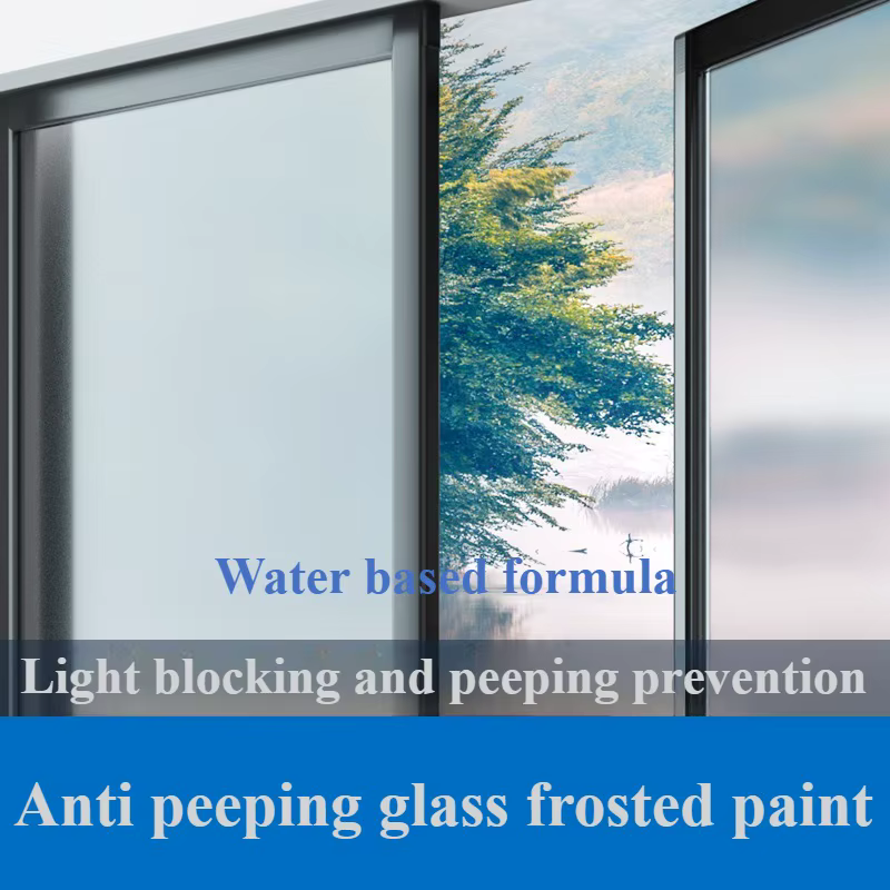 Peinture sur verre avec pinceau