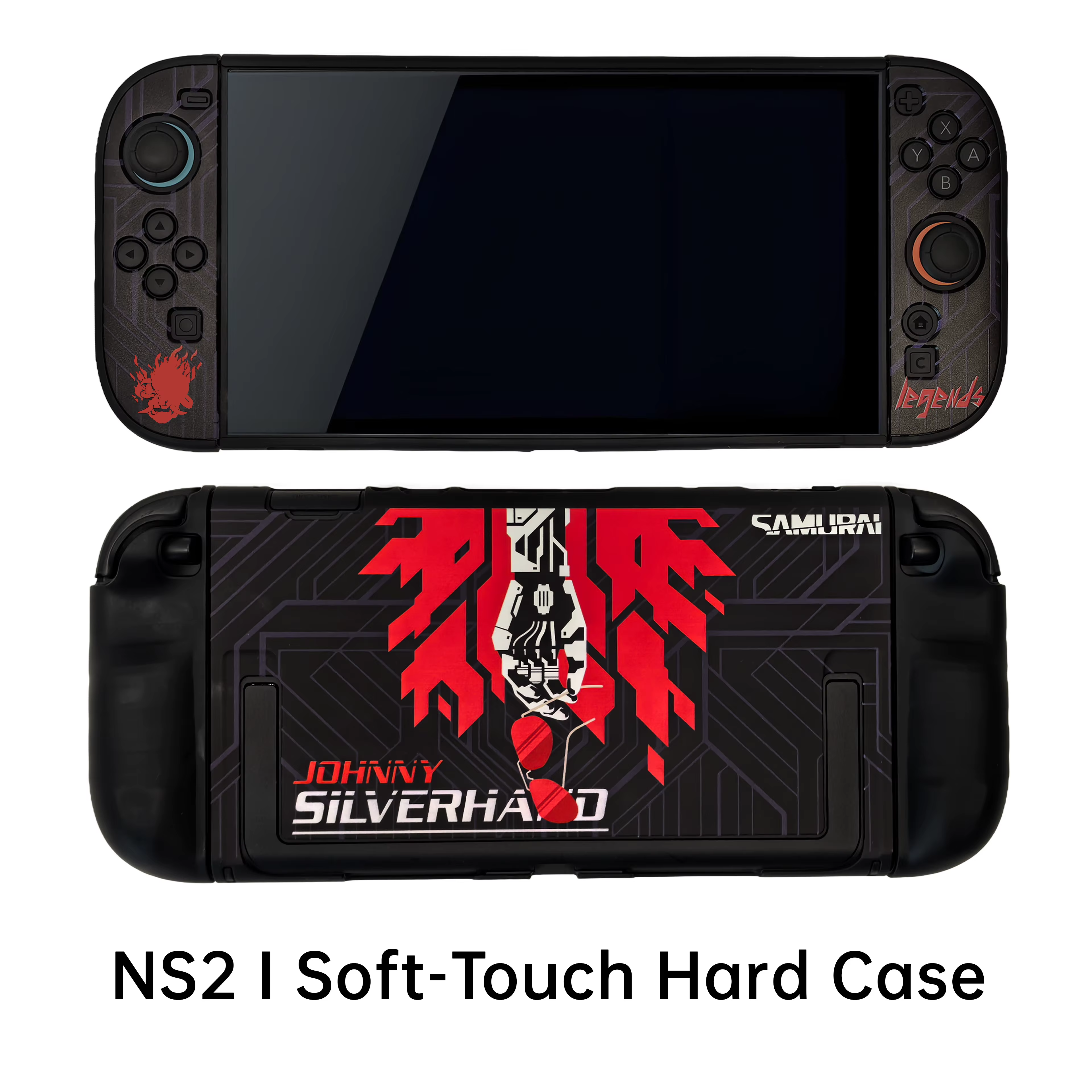 Étui de protection Cyberpunk pour Switch 2, design en deux parties - Accessoires de console NS2, housse de jeu