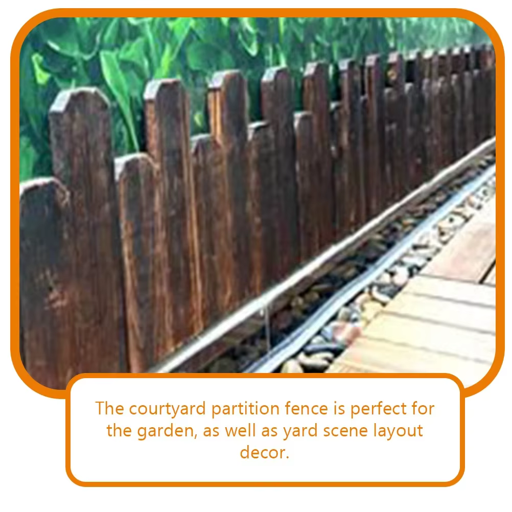 Clôture décorative en bois pour jardin, bordure de potager, aménagement paysager, clôture de cour