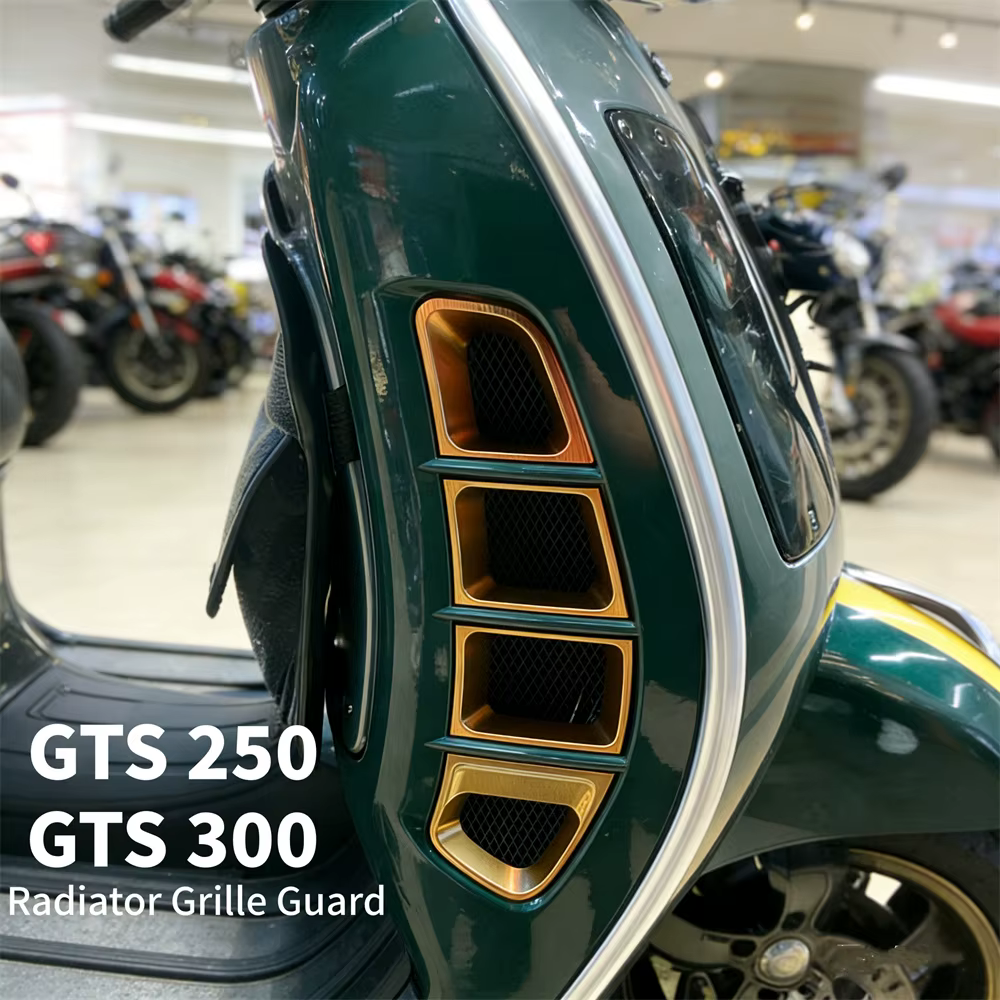Grille de protection de radiateur pour moto VESPA GTS250 GTS 250 GTS 300 GTS300, grille de protection d'air