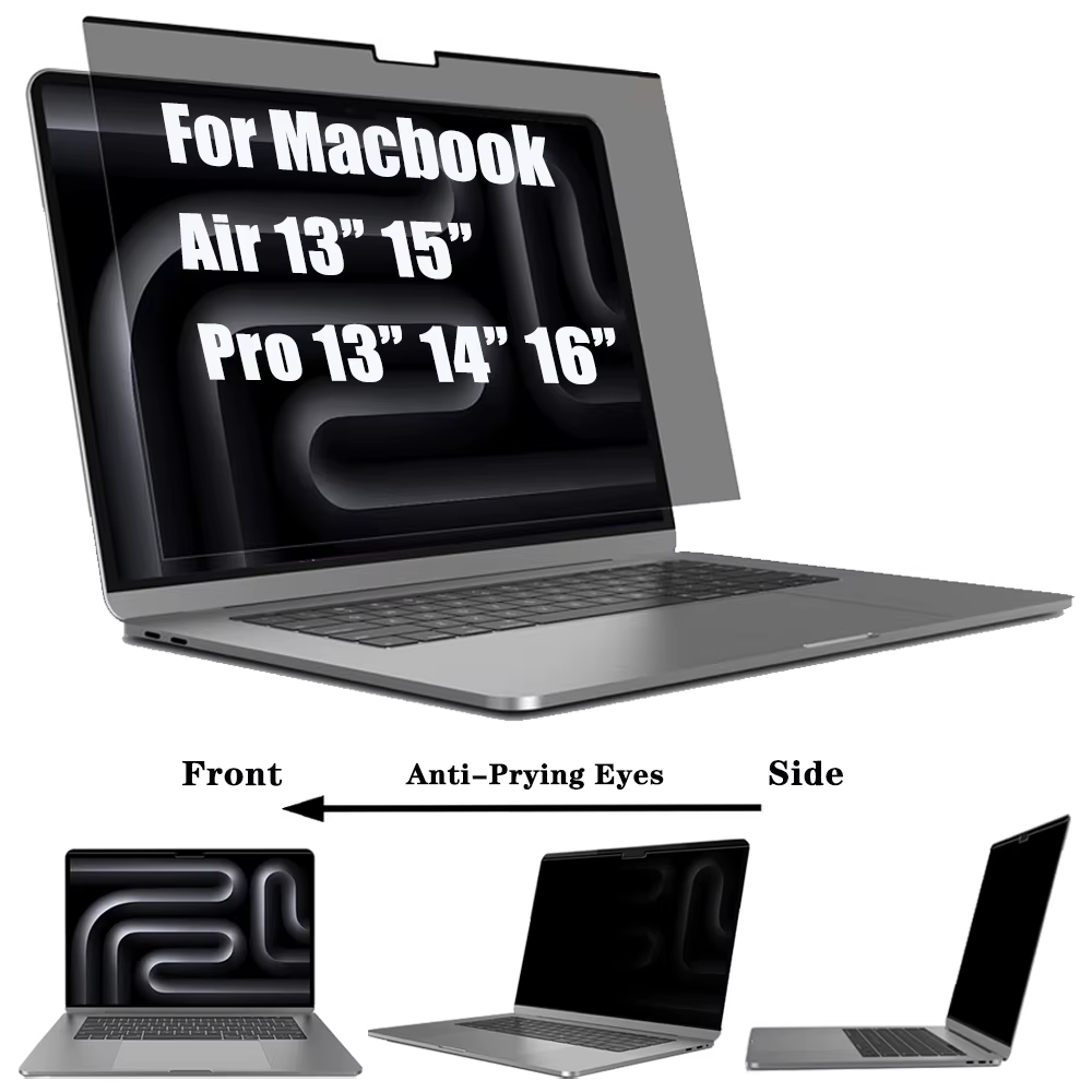 Protecteur d'écran pour moniteur Macbook, 13.6 pouces, M4, pour Macbook Pro 14 M5 2025, filtre de confidentialité pour ordinateur portable