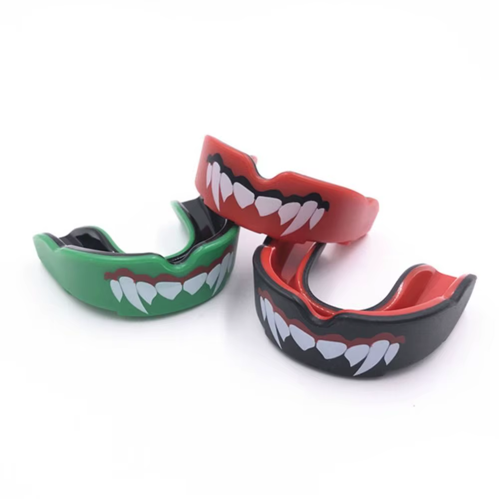 Protège-dents de boxe avec étui pour adultes, protège-dents, protège-dents, sport professionnel, MMA, Muay Thai, entraînement, protection des dents, gastronomie