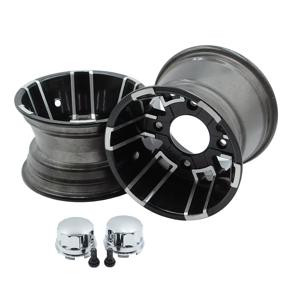 Roues en aluminium à vide de 8 pouces pour ATV, adaptées aux quads, motos à 4 roues, karts, pneus 19x7-8 18x9.50-8