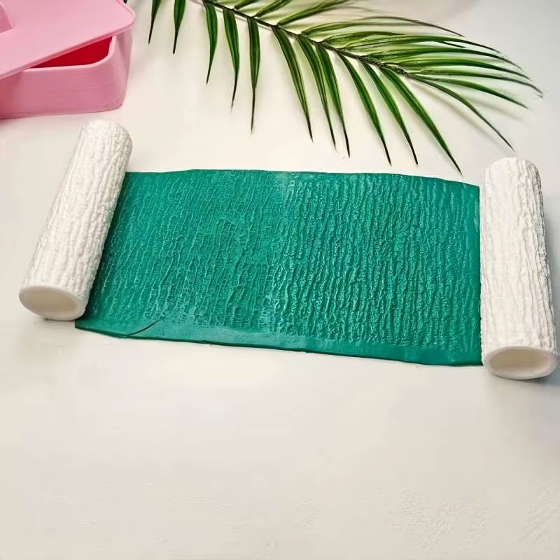 Rouleau de gaufrage à texture d'écorce