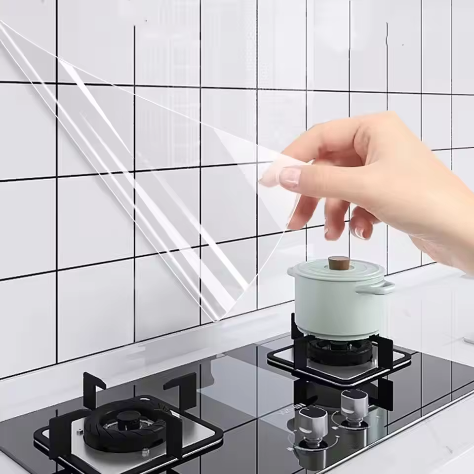 Papier peint transparent auto-adhésif décoratif