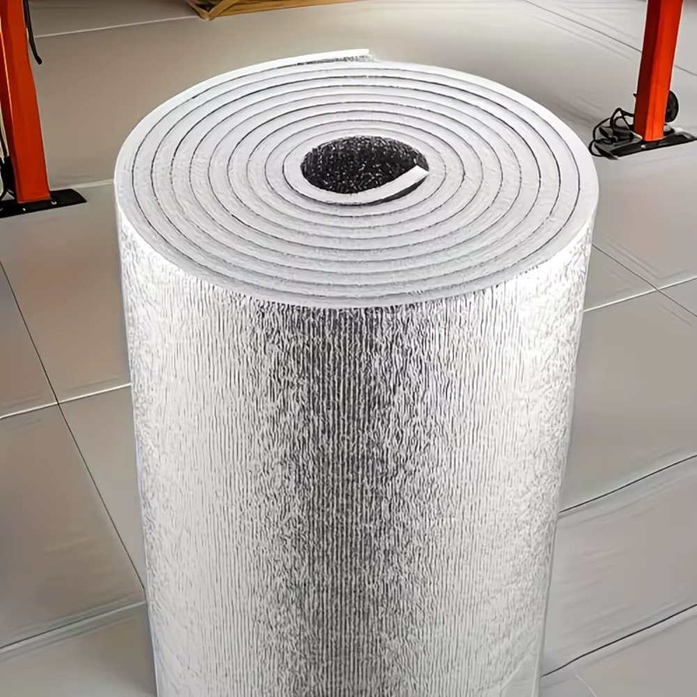 Rouleau d'isolation en aluminium réfléchissant double face extra long de 500 cm
