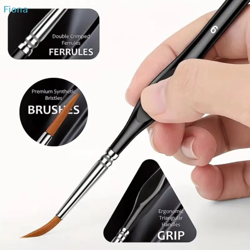 ☭ Pinceaux miniatures professionnels pour peinture
