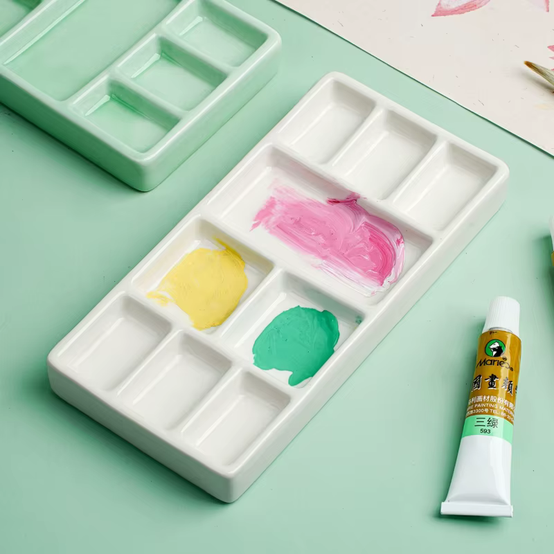 Palette multi-compartiments en céramique