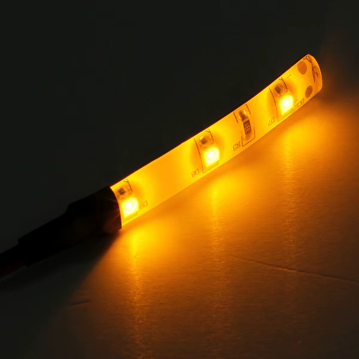 3 LED 3528 SMD IP65 12V LED étanche bande lumineuse lampe Flexible pour Auto moto style universel voiture décoration colorée