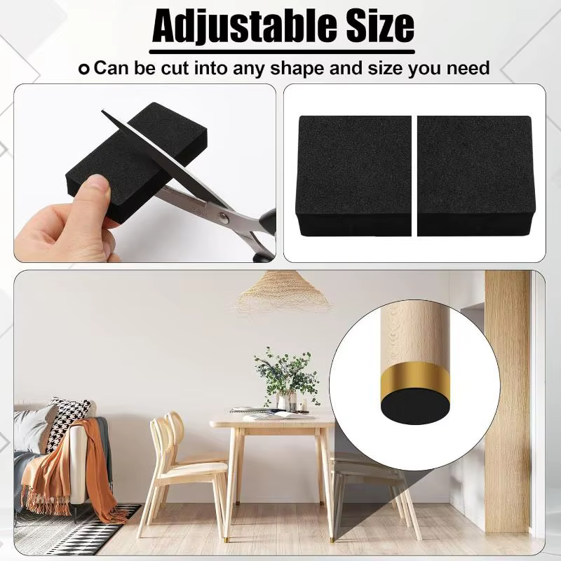 Coussinets adhésifs en mousse EVA double face 10/20 pièces, protecteurs muraux amortisseurs de chocs pour canapé et banc, utilisation anti-vibration