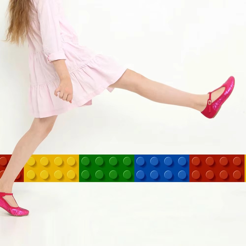 Papier peint blocs 3D pour chambre d'enfants