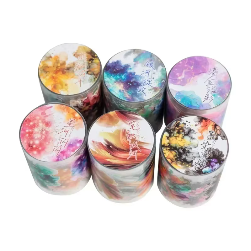 Rouleau de ruban adhésif en l'horloge coloré pour scrapbooking