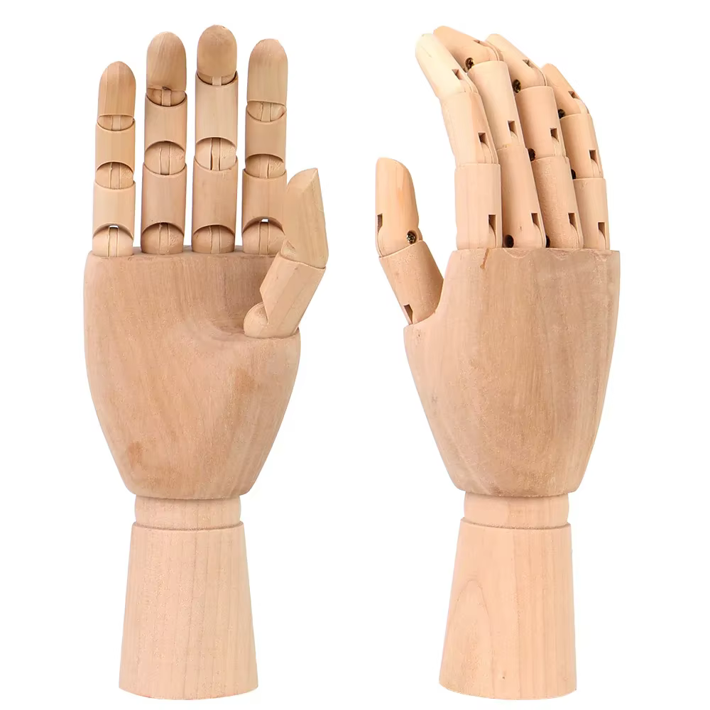 Mannequin de croquis en bois pour la décoration intérieure