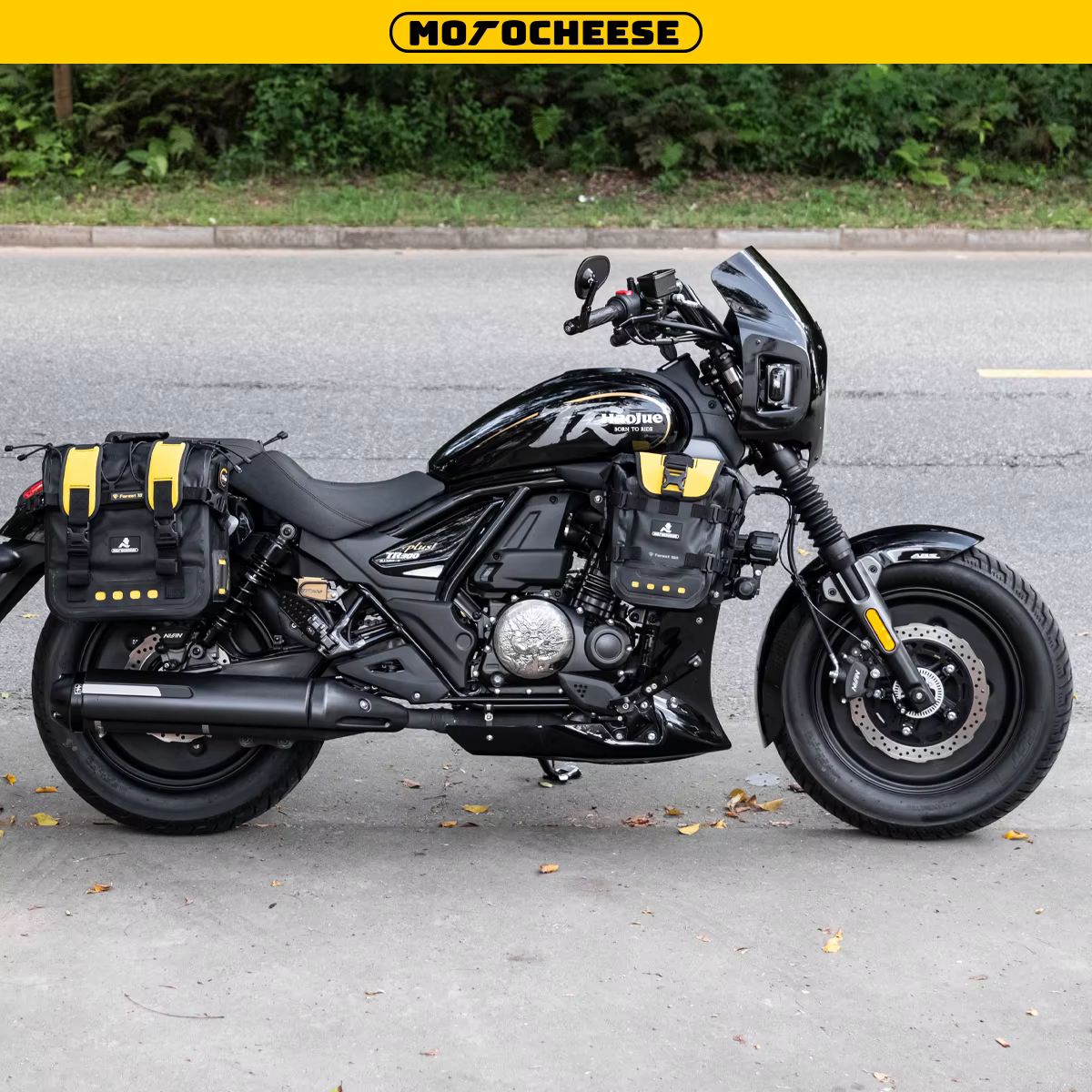 Sac à dos multifonctionnel en PVC anti-fuite de pluie, sac de protection pour barre de moto, résistant à l'usure, imperméable, sac de protection pour pare-chocs