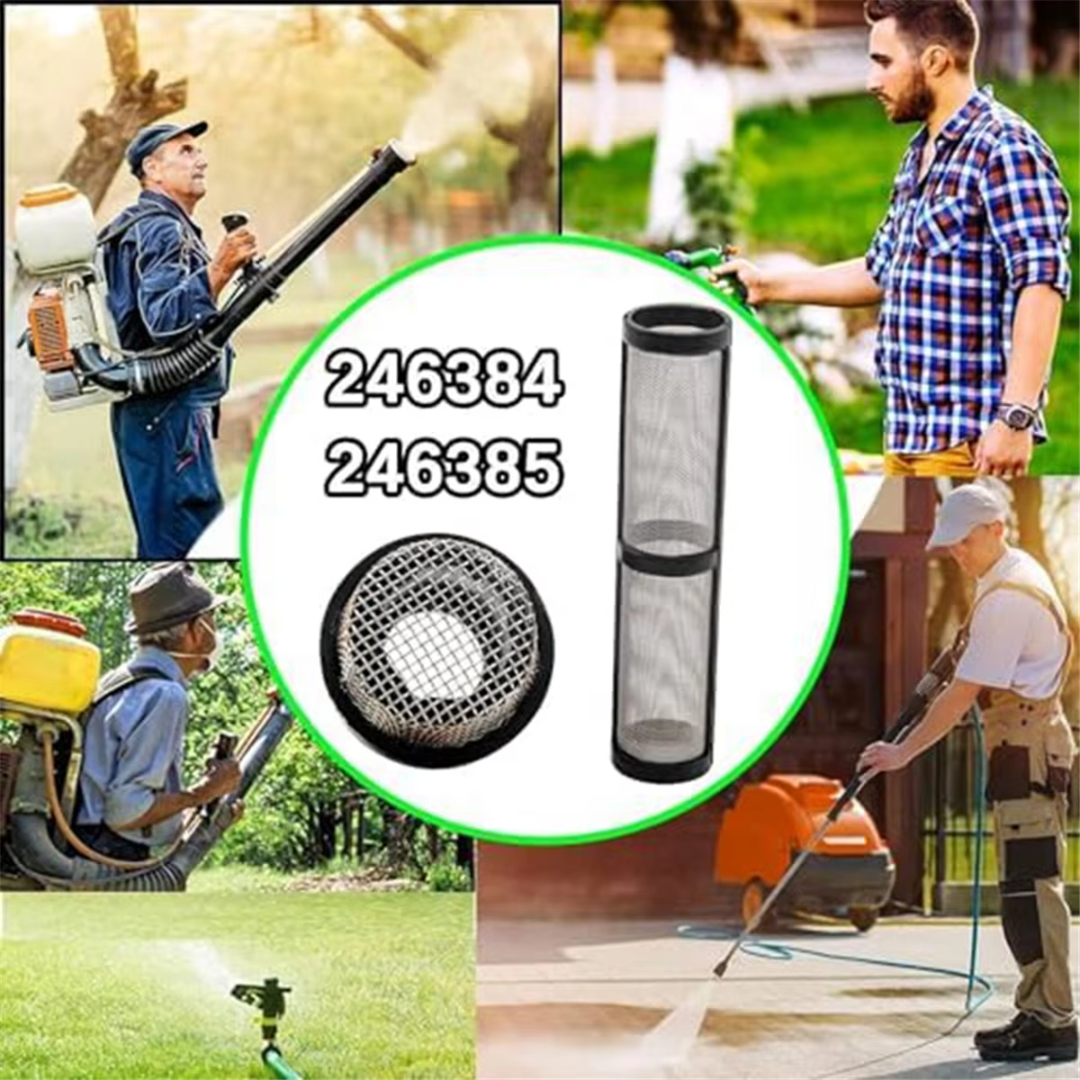 Ensemble de filtre de pulvérisation sans air pour pulvérisateurs Grstegressifs