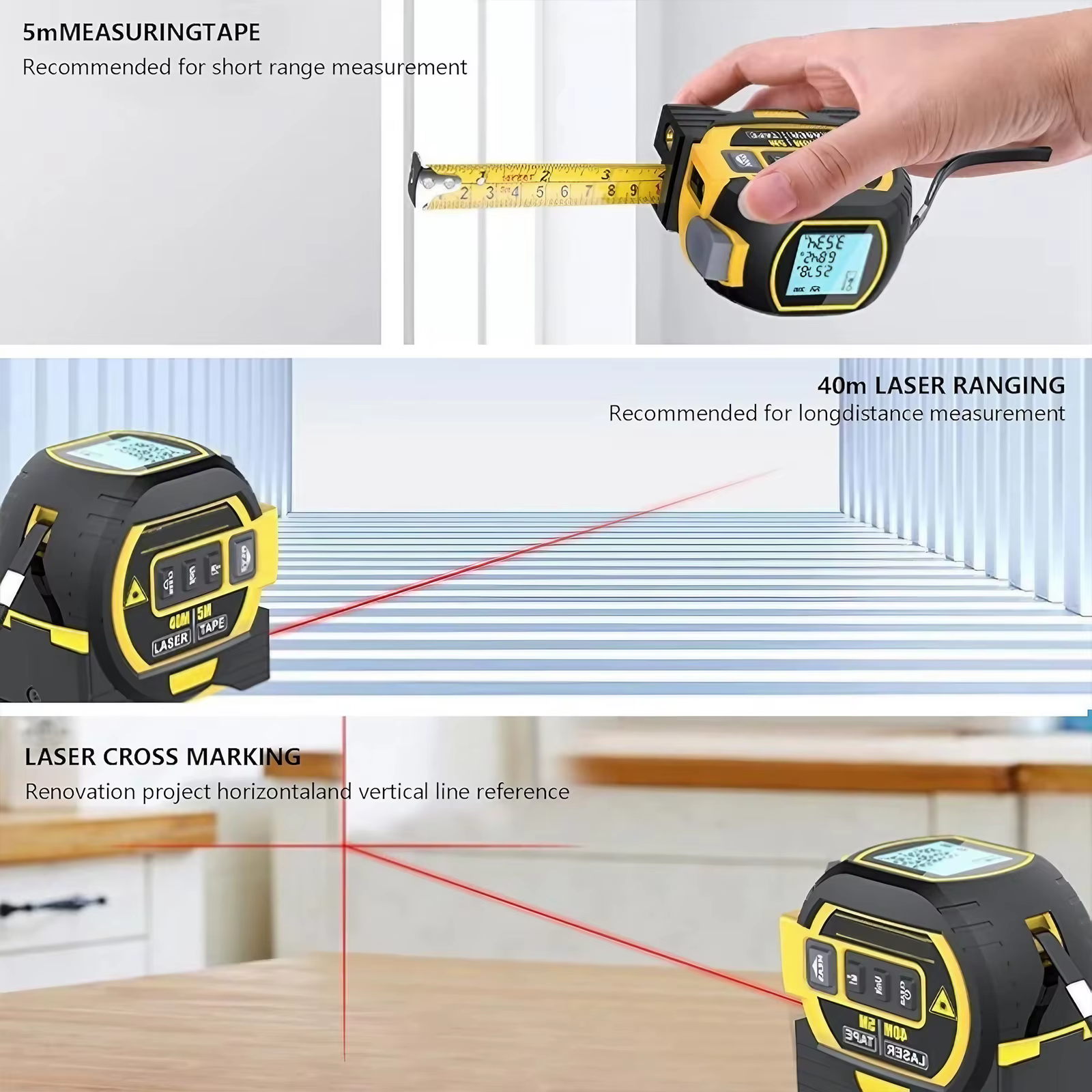 Télémètre laser 40M 60M