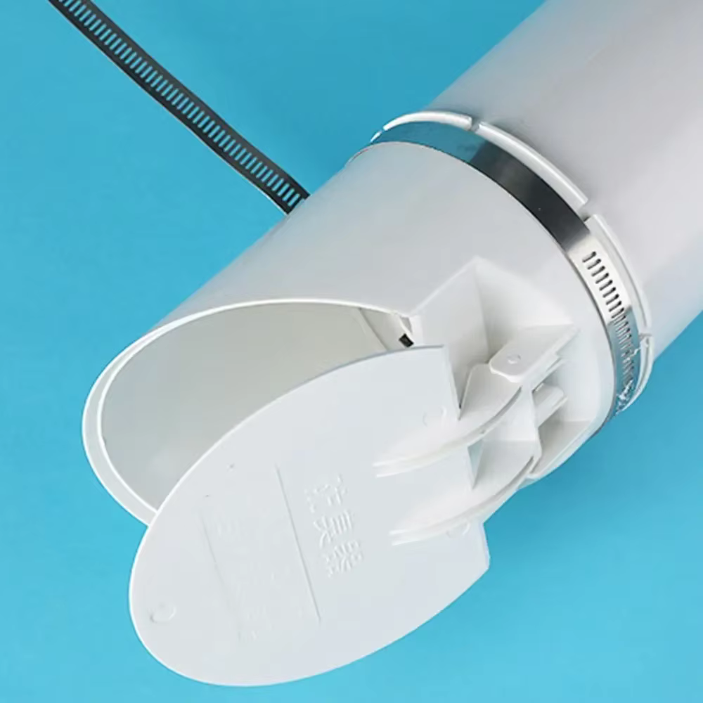 Tuyau de proximité au sol, 50-160mm, capuchon de tuyau de pluie blanc, anti-odeur, couverture de toit anti-insectes, balcon extérieur, accessoire nautique