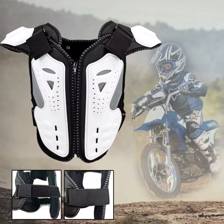 Gilet de Protection complet du corps pour enfants de 4 à 15 ans, armure de Motocross, veste de Protection de la poitrine et de la colonne vertébrale, équipement Anti-chute