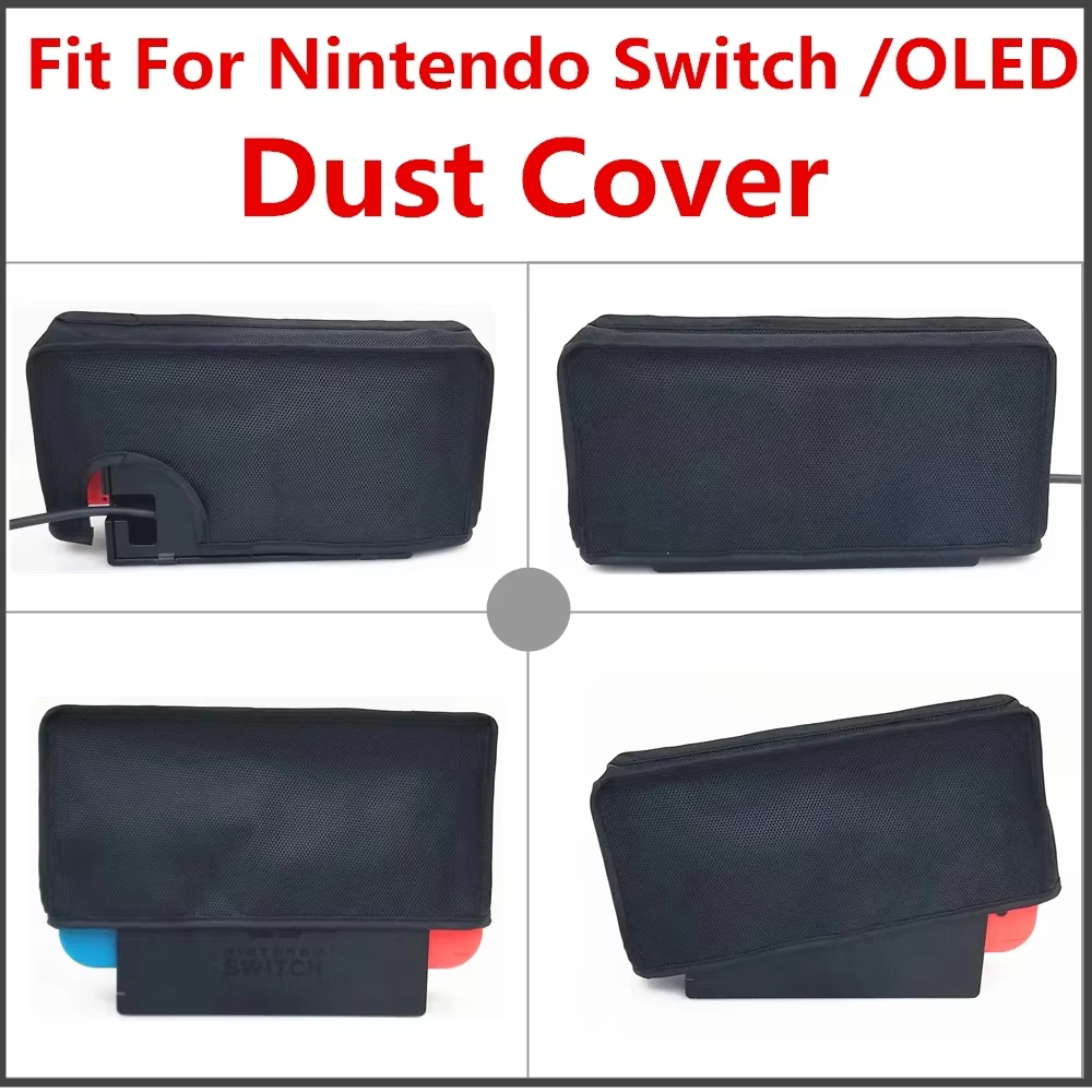 Housse de protection anti-poussière, anti-rayures pour console de jeu Nintendo Switch/OLED