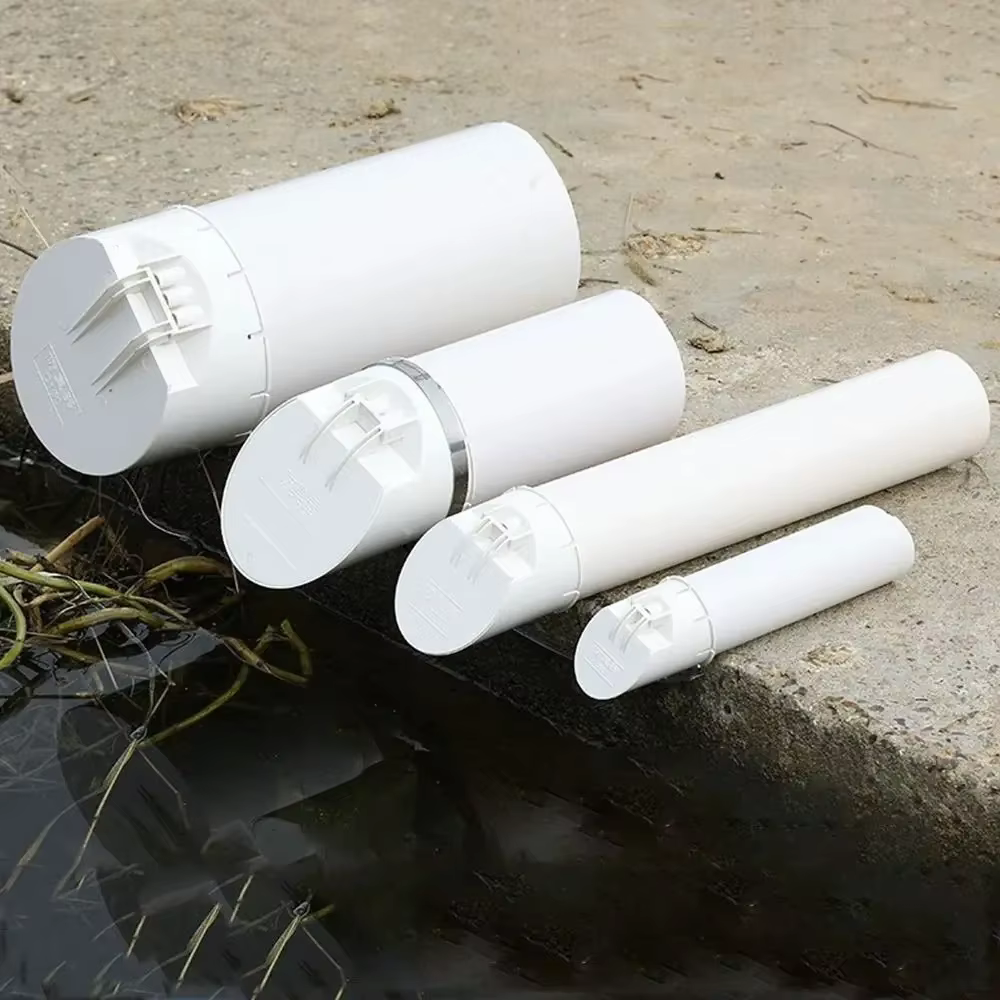 Tuyau de proximité au sol, 50-160mm, capuchon de tuyau de pluie blanc, anti-odeur, couverture de toit anti-insectes, balcon extérieur, accessoire nautique