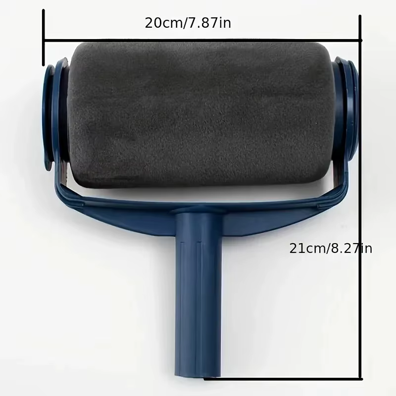 Rouleau de peinture rechargeable avec rangement intégré