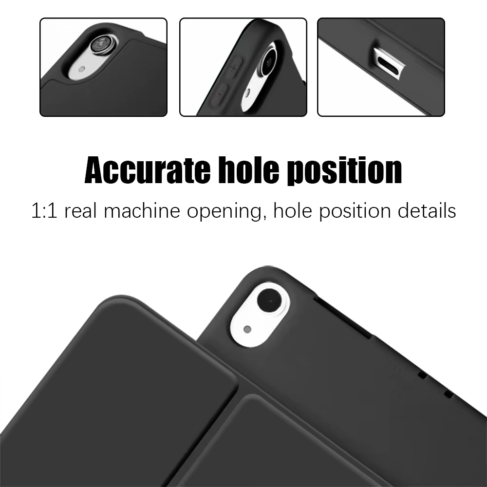 Pour iPad A16 11e/10e génération Pro 11/13 M4/M5 Pro 12/9 Air 11 M3 2025 Air 4/5 7e/8e/9e 10.2 Housse de protection anti-chute
