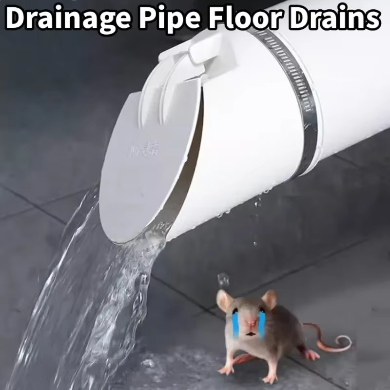 Tuyau de Drainage 50-110mm, Anti-odeur, anti-insectes, couvercle de toit, bouchon de Tube de pluie, bouchon de crépine, pièces de canalisation de balcon extérieur