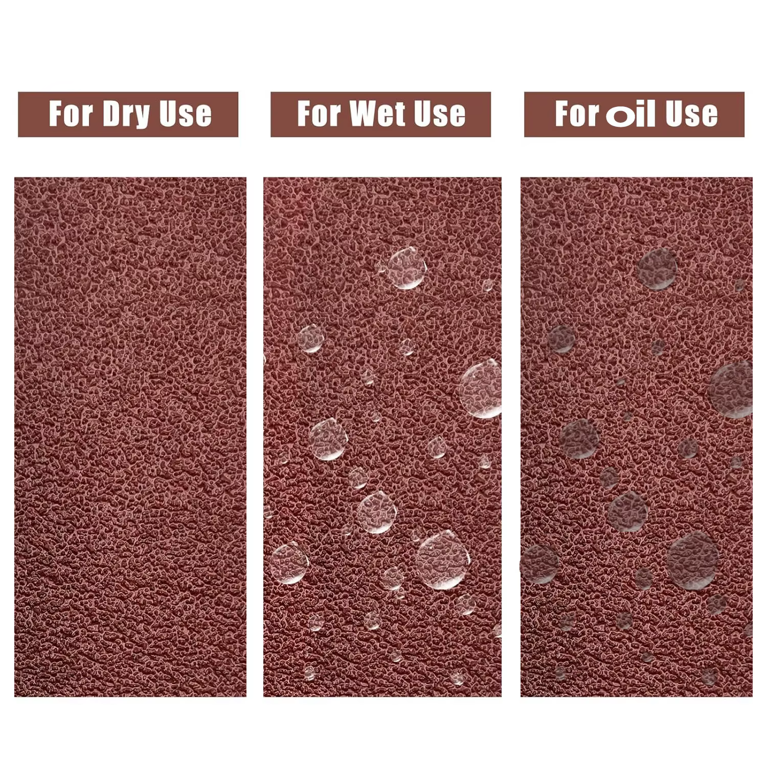 Rouleaux de papier abrasif en oxyde d'aluminium de 9