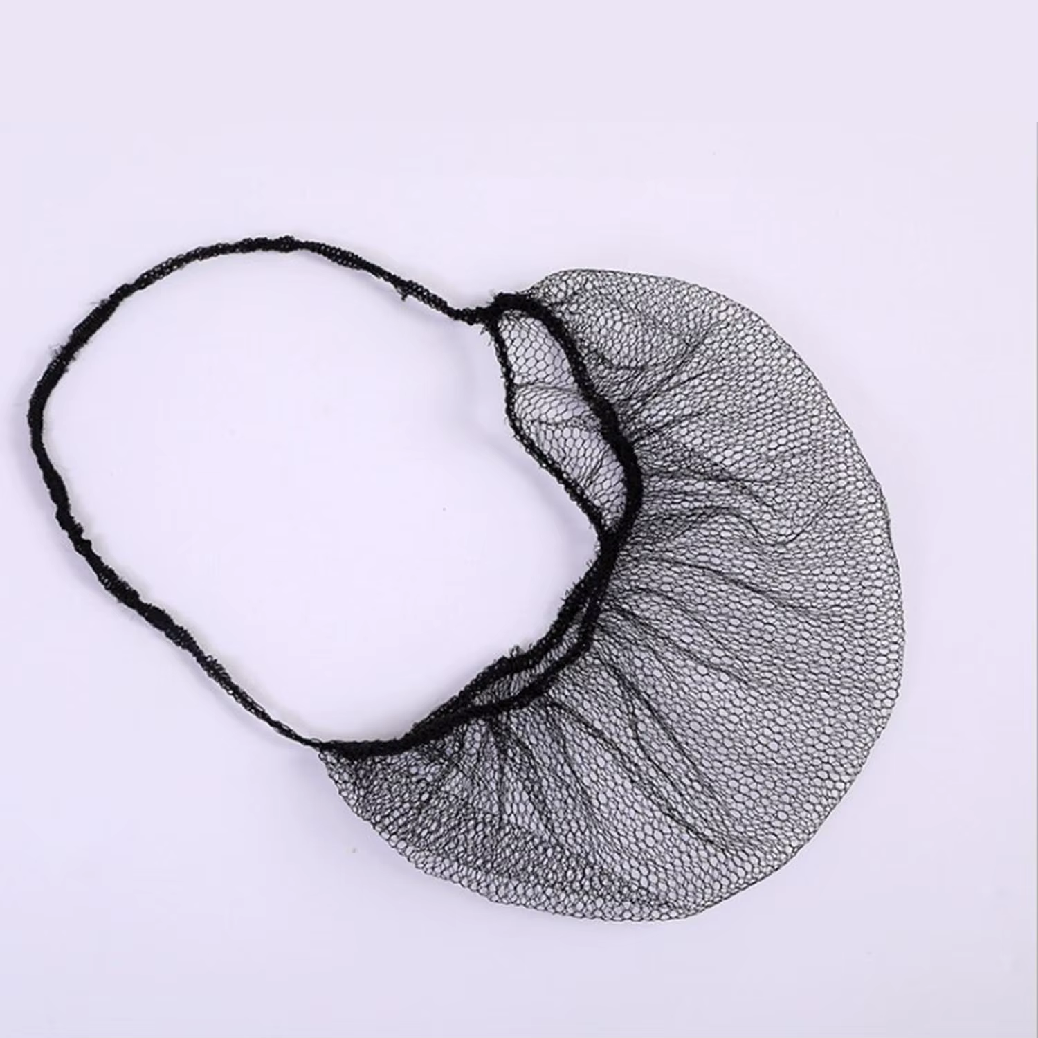 Filets de protection de barbe de poulet pour hommes, 100 pièces, protège-barbe respirants, nylon élastique, boucle unique, bandana facial, outil de coiffage