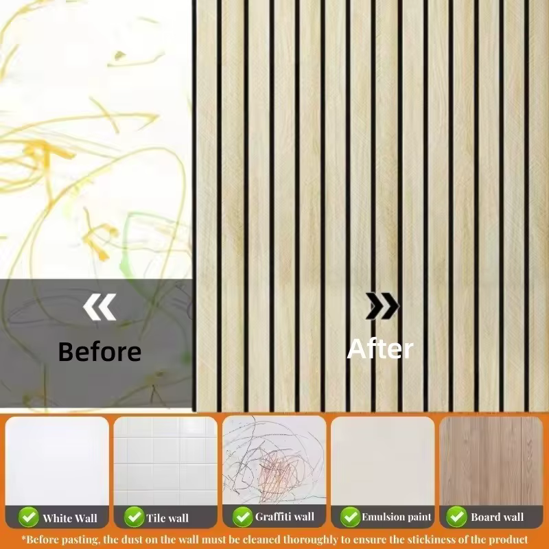 Papier peint auto-adhésif en Grain de bois
