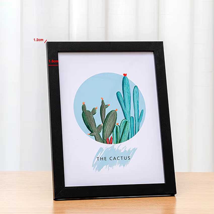 Cadre Photo en bois pour tenture murale 10X15 15X20 20X25cm A4