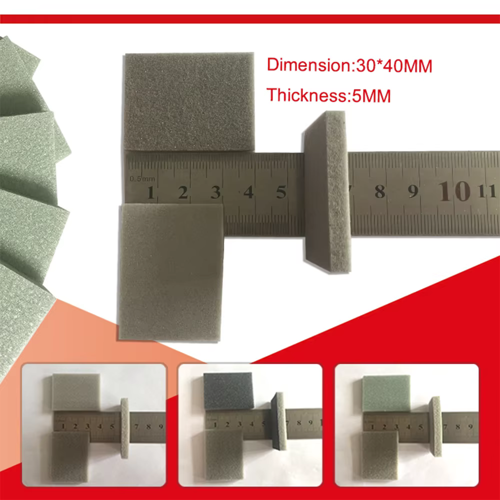 Éponge de ponçage papier de verre 30*40mm 20 pièces assorties 300-1500 grains bloc de sable