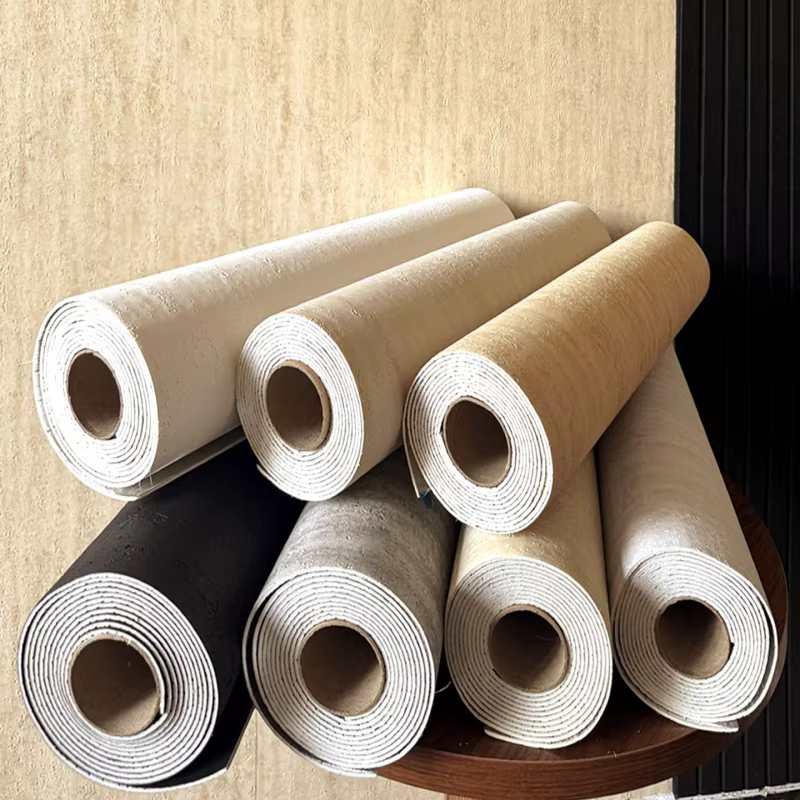 Papier peint auto-adhésif en fausse pierre de travertin 3D