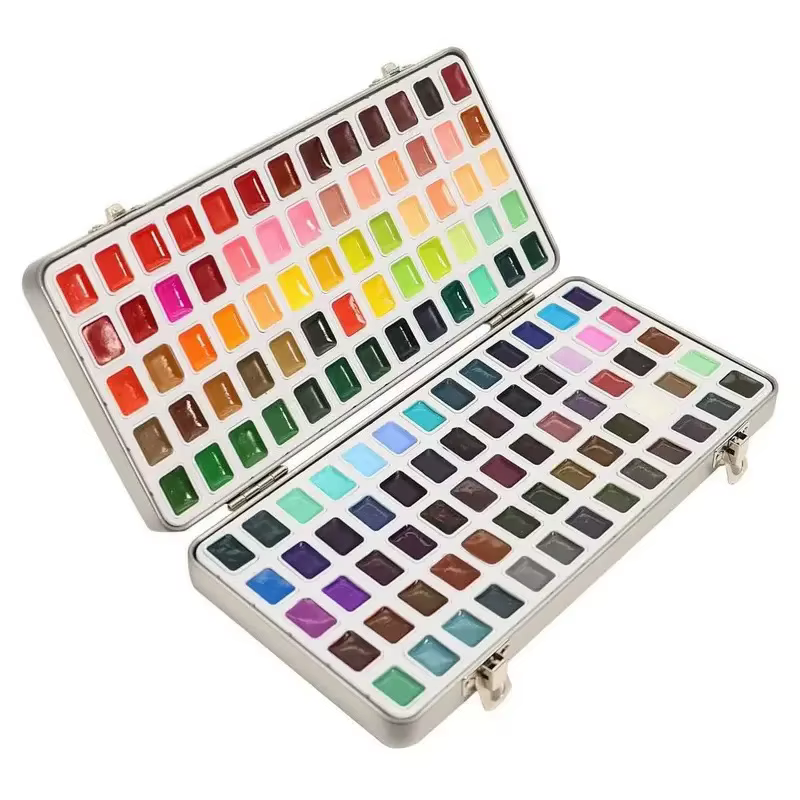 Couleurs granulantes d'aquarelle pour artistes