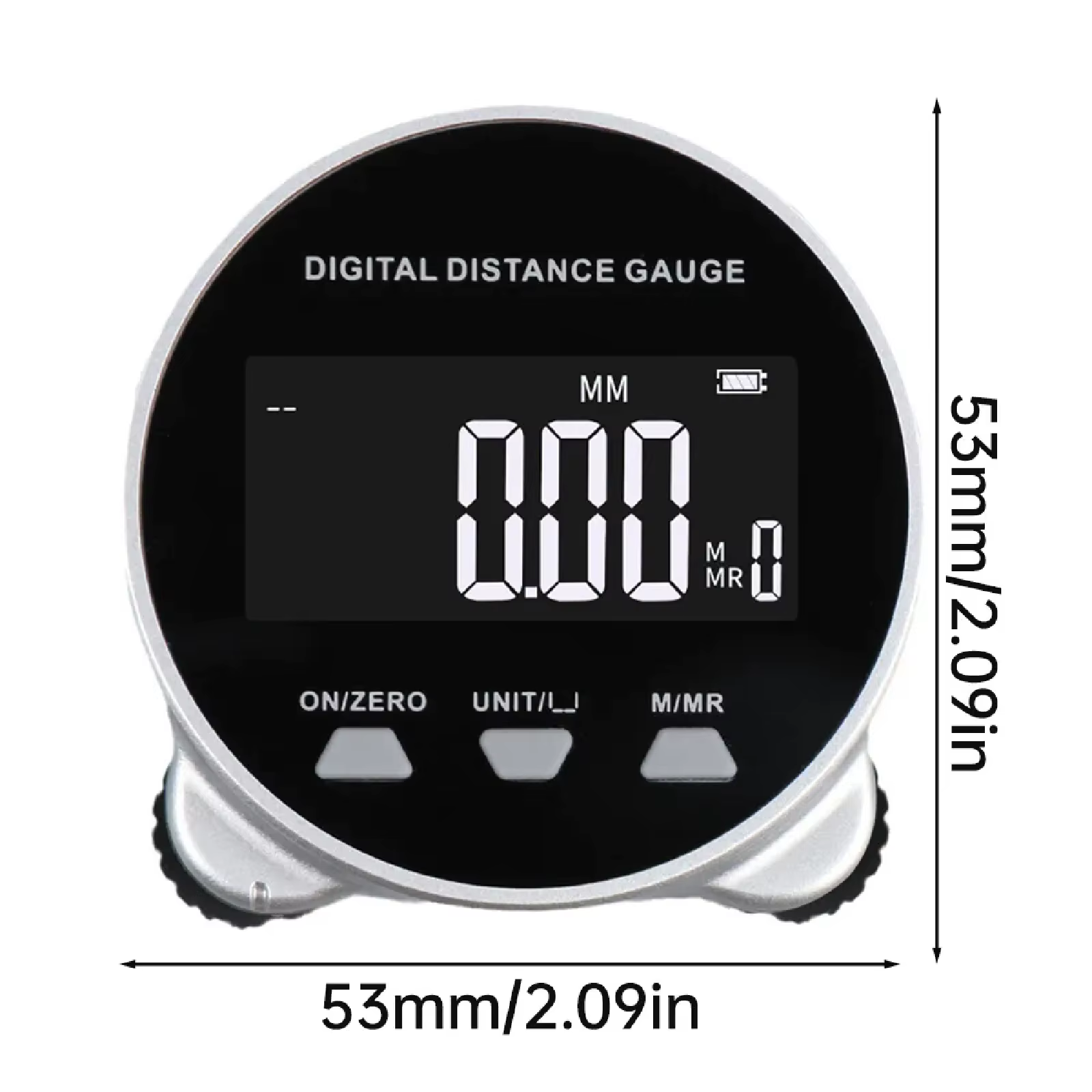 Télémètre Digital à Roue pour Surfaces Courbes Portatif Haute Précision 0–199999 m Mesure de Diamètre et d’Arcs Écran LCD