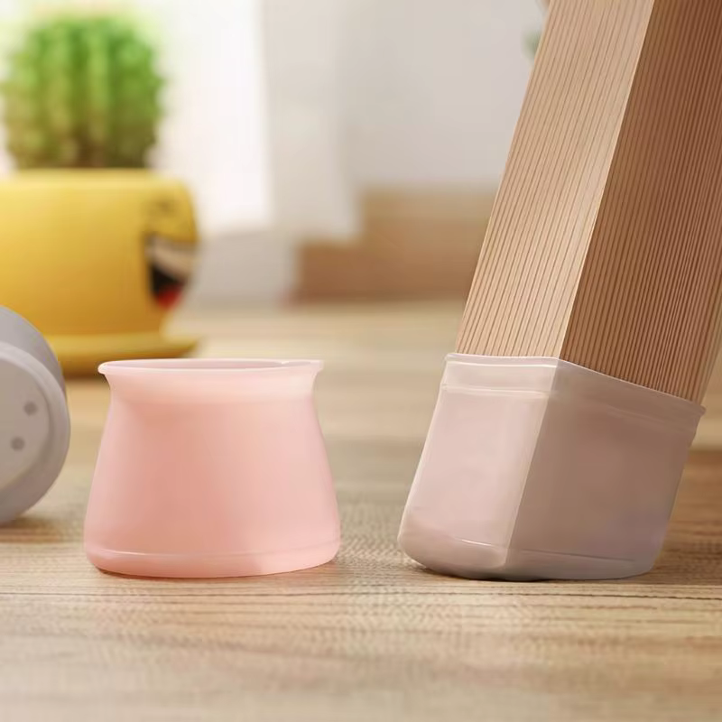 Les protège-pieds meubles couvrent matériau en Silicone pour réduction du bruit du dans les à