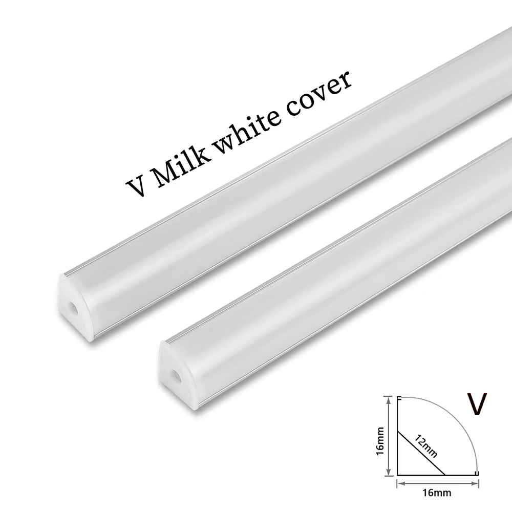 Profilé en aluminium pour bande LED encastrée