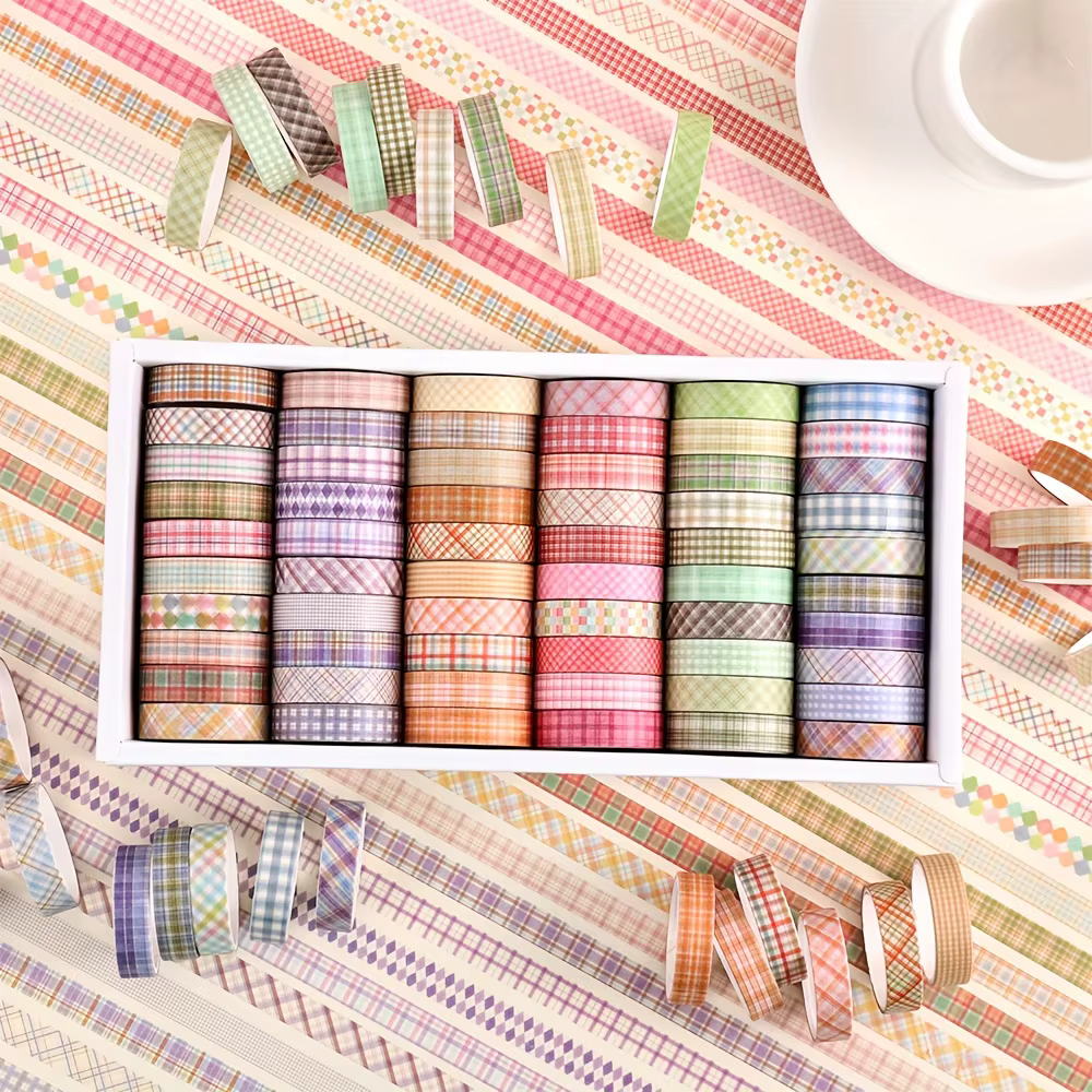 60 rouleaux de rubans Washi Vintage