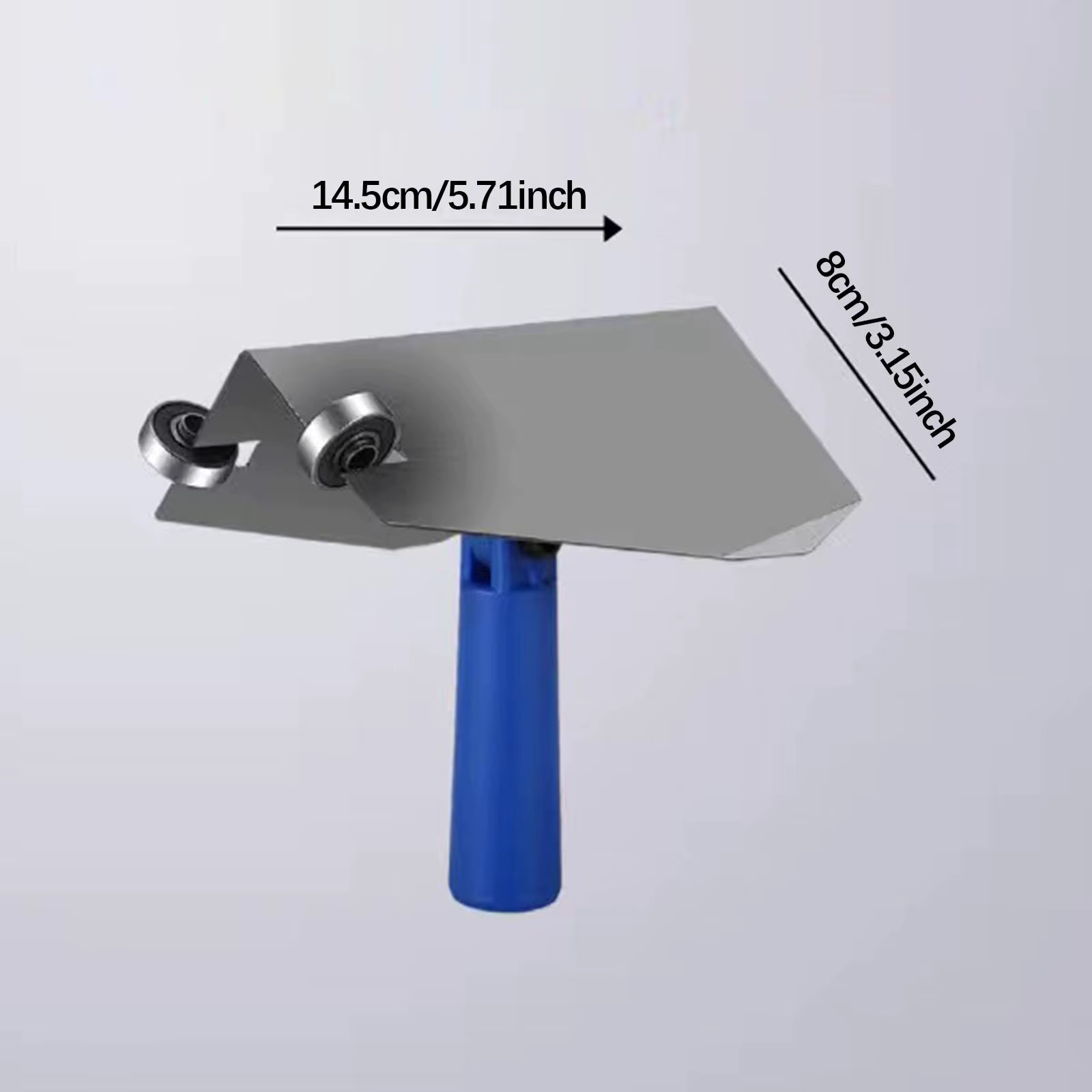 Truelle d'angle pour cloisons sèches avec poignée verrouillable