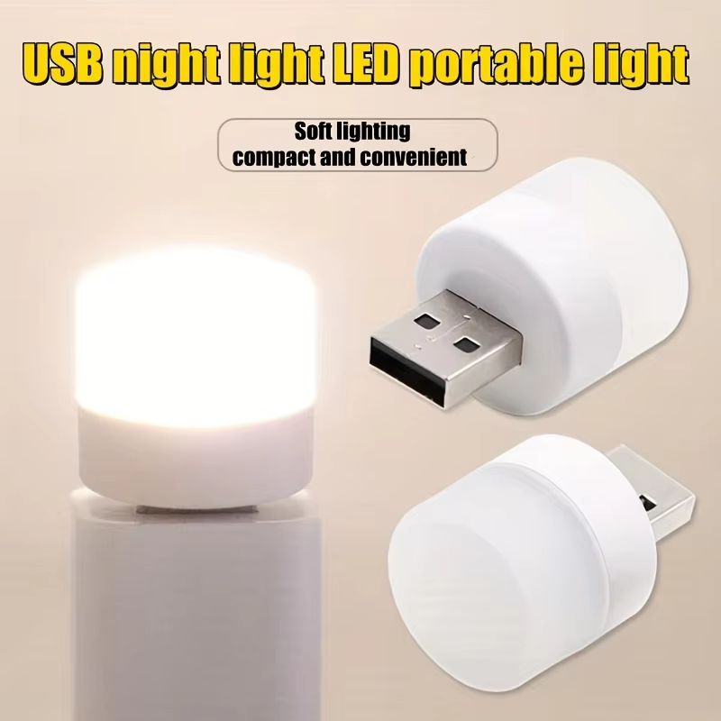 Lumière USB 5V 1W lampe à LED USB Protection des yeux lampe de lecture ordinateur lampe de lecture puissance Mobile charge livre lampes veilleuse