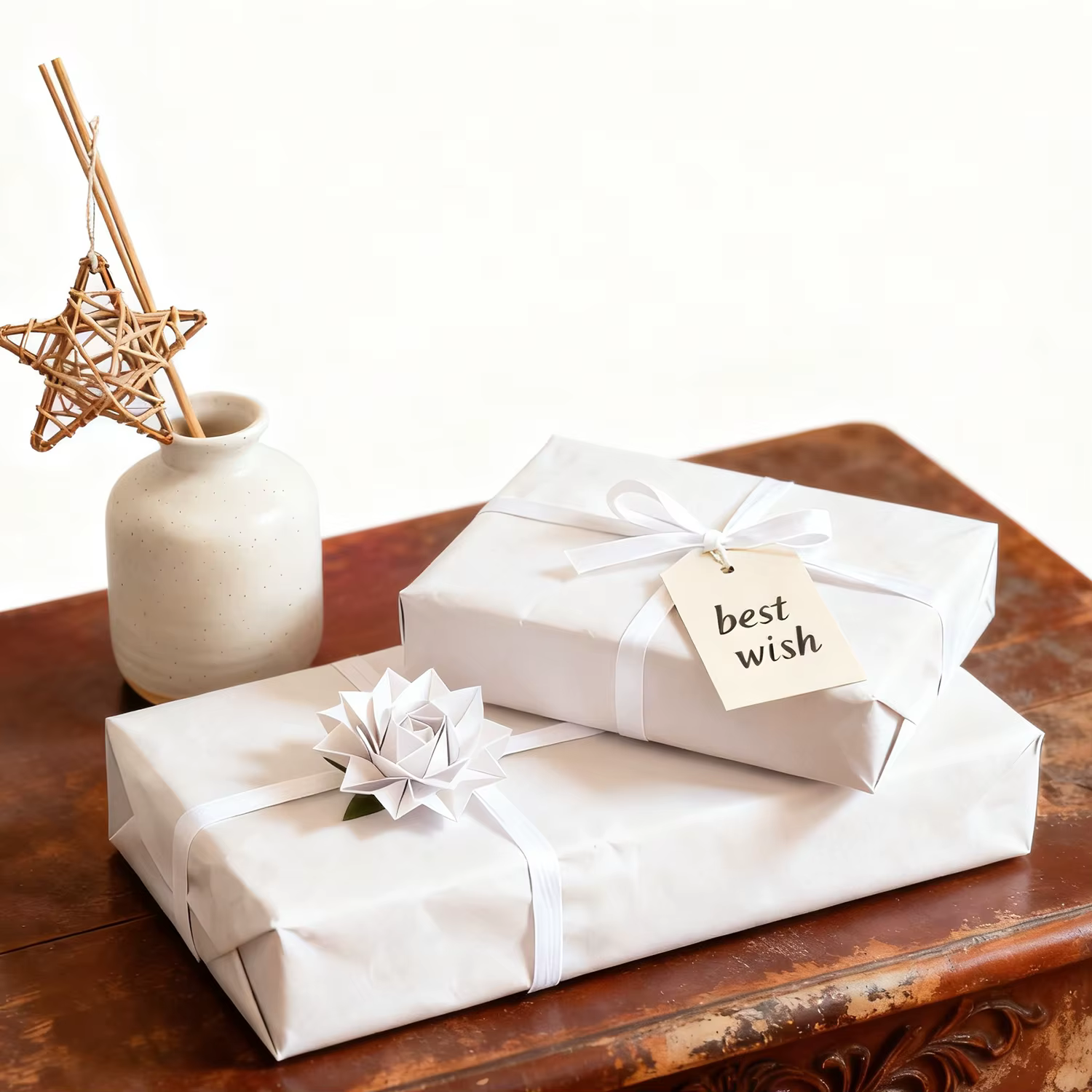 1 rouleau de papier kraft noir pour emballage cadeau et artisanat